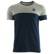 Vente Privee Le Coq Sportif Merrela Tee Ss M Light Heather Grey Dress Blue T-Shirts Manches Courtes Homme